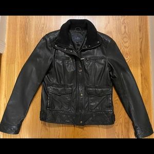 Cole Haan Leather Jacket Moto
